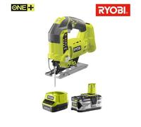 Pack RYOBI Scie sauteuse pendulaire 18V One+ R18JS-0 - 1 batterie 5.0Ah - 1 chargeur rapide 2.0Ah RC18120-150