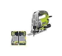 Pack RYOBI Scie sauteuse pendulaire électrique 680W RJS1050-K - Coffret de 20 lames RAK20JB
