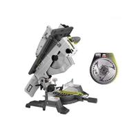 Pack RYOBI scie sur table et onglet électrique 1800W 254mm RTMS1800-G - lame carbure pour scies à coupe d'onglet 254mm SB254T48A1