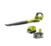 Pack RYOBI souffleur 18V One+ OBL1820S - 1 Batterie 5.0Ah LithiumPlus - 1 Chargeur Rapide 2.0Ah RC18120-150