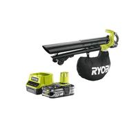 Pack RYOBI Souffleur aspiro-broyeur 18V One+ Brushless OBV18-1 Batterie 2.5Ah - 1 Chargeur Rapide RC18120-125