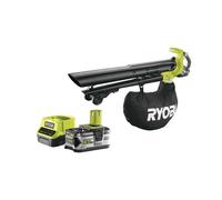 Pack RYOBI Souffleur aspiro-broyeur 18V One+ Brushless OBV18-1 Batterie 5.0Ah - 1 Chargeur Rapide 2.0Ah RC18120-150