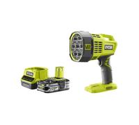 Pack RYOBI Spot Led longue portée 18V One+ R18SPL-0 - 1 Batterie 2.5Ah - 1 Chargeur rapide RC18120-125