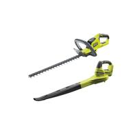 Pack RYOBI taille haie 18V One+ lithium OHT1845 - souffleur 18V One+ OBL1820S - sans batterie ni chargeur