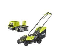 Pack RYOBI Tondeuse poussée 18V One+ OLM1833B - 1 Batterie 2.5Ah - 1 Chargeur Rapide RC18120-125