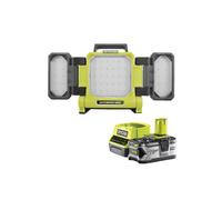 Pack RYOBI Triple panneau lumineux LED 18V One+ 3000 Lumens RLP18-0 - 1 Batterie 4.0Ah - 1 Chargeur rapide RC18120-140