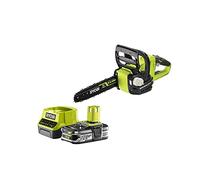 Pack RYOBI Tronçonneuse 18V One+ OCS1830-1 Batterie 2.5Ah - 1 Chargeur rapide RC18120-125
