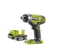 Pack RYOBI Visseuse à choc 18V One+ R18ID3-0 - 1 Batterie 2.5Ah - 1 Chargeur rapide RC18120-125