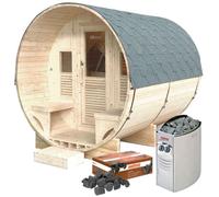Pack sauna Gaïa Luna + poêle Harvia Vega 8 kW + pierres de lave