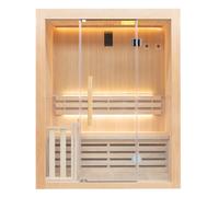 France Sauna – Sauna traditionnel Sense – 3 places – Poêle 3,5 kW et pierres