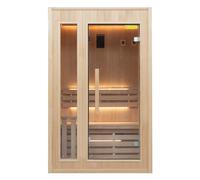 Pack Sauna Traditionnel Zen 2 France Sauna + poêle 3,5 kW et pierres (2 places)