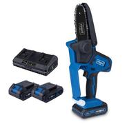 Scheppach C-PS100-X SET S Scie de jardin sans fil avec 2 batteries 20V 2 Ah et chargeur double