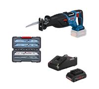 Pack Scie sabre GSA 18V-28 + Coffret de 20 lames pour bois et métal BOSCH