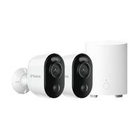 Pack Sécurité Reolink 4K Solaire WiFi : Caméra Extérieure Argus 3 Ultra sur Batterie avec Panneau Solaire + 2× Home Hub Mini, Stockage Local, Wi-Fi Double Bande, Sans Abonnement