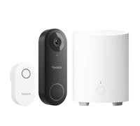 Pack Sécurité Reolink : Sonnette Connectée Filaire 5MP avec Audio Bidirectionnel et Grand Angle 180° + Home Hub Mini, Stockage Local, Wi-Fi Double Bande, Alertes Détection Humaine