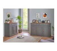 Pack Séjour 2 Buffets de Rangement en Pin Massif - MELINA -
