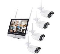 pack semac 2x caméras pro vidéo surveillance full hd 1080p 12pouces 2 caméras supplémentaires