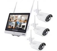 pack semac kit 2x cameras pro vidéo surveillance full hd 1080p 12pouces caméra sup kit ipcam5 G