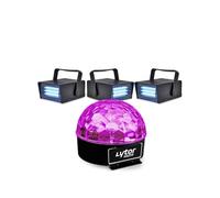 Pack Soirée FIESTA SIXMAGIC + 3 LED STROBE BLANC