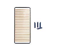Pack Sommier 20 Lattes 90x200cm + Pieds bleus - ALTOLATTES -