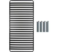 Pack Sommier 22 Lattes 90x190cm + 4 Pieds - TITANIUM 22 - ALTOBUY Gris G