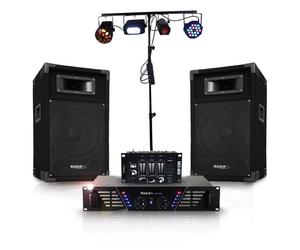 Pack sonorisation DISCO DJ300 et lumière à LEDs complet DJLIGHT90