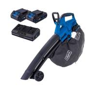 Souffleur Aspirateur de feuilles Scheppach BC-BLV720-X 40V (2x20V) 45 L brushless