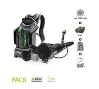 Pack souffleur professionnel 1020m3 heure batterie dorsale 5ah chargeur rapide Ego Power LB6002E