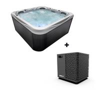 Pack spa rigide Celtic 3 + pompe à chaleur (3 à 5 places)