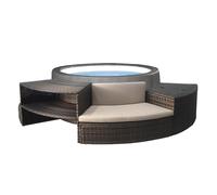 Pack spa semi-rigide NetSpa Vita Premium + mobilier (4 à 6 places)
