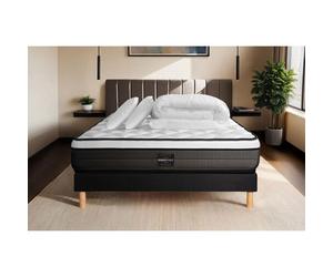 Pack Suite 180 x 200 cm sommier Kit Noir
