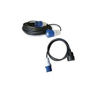Pack SUNROAD Adaptateur Mâle CEE 17 220V Femelle + ANTARION Rallonge Electrique 25m Prise P17 Borne Camping Car