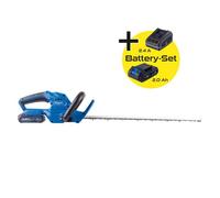 Taille-haie sans fil Scheppach C-HT570-X | 20 V | longueur de coupe 510 mm | Ø branche 16 mm | 2400 coupes/min | lame 560 mm | batterie 2 Ah + chargeur 2,4 A inclus