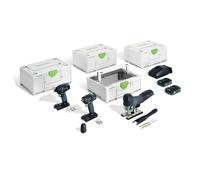 Pack TID 18 + TXS 18 + PSC 420 + 2 batteries 18V 4 Ah + 1 Chargeur TCL 6 FESTOOL