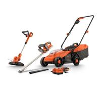 PowerPlus Pack d'outils de jardin POWDPGBOX25 – Tondeuse Brushless 33 cm, Batterie 20V 3Ah + Chargeur
