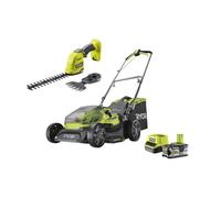Pack Tondeuse et Cisaille 18V RYOBI - Batterie 5,0Ah et Chargeur - RY18LMX37AGSA-150