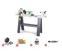 Pack tour à bois 306x900mm + mandrin 100 mm + jeu 8 burins + mandrin à couronne + abre Holzstar Holzstar DB900 PACK