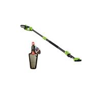 PACK tronçonneuse 2en1 - Avec RootSlayer à main - - Manche télescopique - Tronçonneuse électrique - Outils multifonctions jardin - Léger/Facile