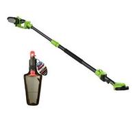 PACK tronçonneuse 2en1 - Avec RootSlayer à main - VENTEO - Manche télescopique - Tronçonneuse électrique - Outils multifonctions jardin - Léger/Facile d'utilisation - Etui nylon OFFERT G