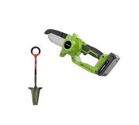 PACK tronçonneuse électrique + RootSlayer - VENTEO - Outils multifonctions jardin - Léger/Facile d'utilisation