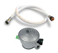 Gebr. Kemper Pack tuyau gaz souple 1,50 m + détendeur Butane à clipser Quick-On Ø27 mm BUTAGAZ