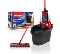 Pack Vileda Ultramax - Serpillière en microfibre et seau Powerpresse | Nettoyage rapide et pratique Vileda Ultramax+1 Spare Parts Pack