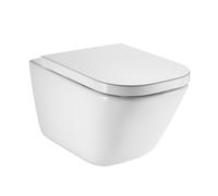 Roca Pack WC suspendu The Gap A34H47L000 – Clean Rim, sans bride, abattant frein chute