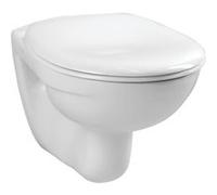 Pack WC NORMUS Vitra cuvette suspendue standard 54x36cm avec abattant - VITRA - 6855N003-6064 Blanc G