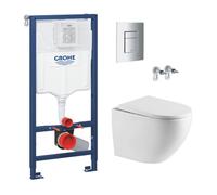 Pack WC Rapid SL + WC sans bride Swiss Aqua Technologies + Plaque de commande Skate Cosmopolitan (RapidSL-FusionTQ-1)