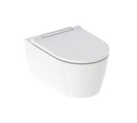 Pack WC susp Geberit ONE caréné TurboFlush abat ral et déclips KeraTect blc - GEBERIT 500.202.01.1