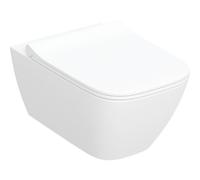 Pack WC susp Geberit Smyle Square caréné Rimfree abat ral et déclips non reco - GEBERIT 500.685.01.1