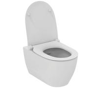 Pack WC suspendu caréné i.life O avec abattant slim declipsable blanc
