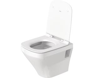 Pack WC suspendu Duravit DuraStyle - cuvette Rimless Compact + abattant frein de chute