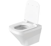 Pack WC suspendu Duravit DuraStyle - cuvette Rimless fixation invisible + abattant frein de chute